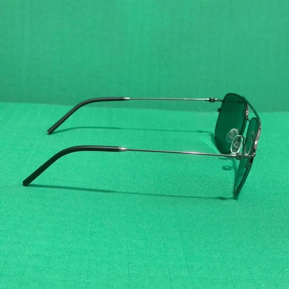 ✨ Moncler Alumni Pilot Sunglasses – Shiny Gunmetal – NEW – Made in Italy ✨ - Picture 4 of 4